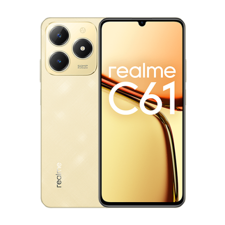 1 - Realme C61 Dual Sim 6GB RAM 256GB - Sparkle Gold