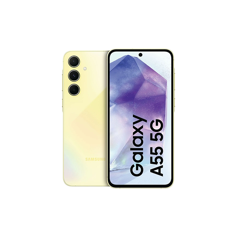 1 - Samsung Galaxy A55 A556 5G Dual Sim 8GB RAM 128GB - Lemon