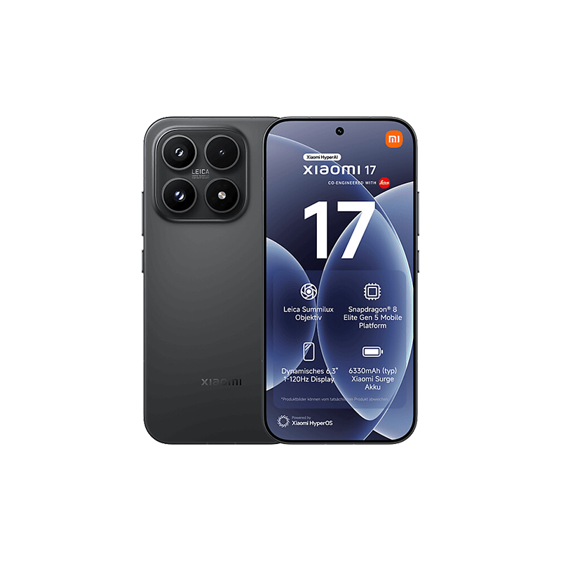 1 - Xiaomi 17 5G Dual Sim 12GB RAM 256GB - Black