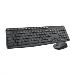 TASTIERA MK235 LOG WIRELESS+MOUSE GRIGIO WIRELESS