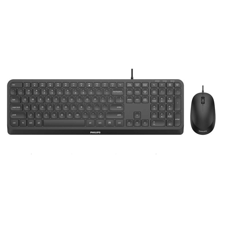 TASTIERA PHILIPS USB COMBO + MOUSE RETAIL SPT6207B/34