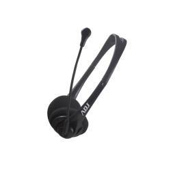 CUFFIA C/MICROFONO USB BK AGILE ADJ