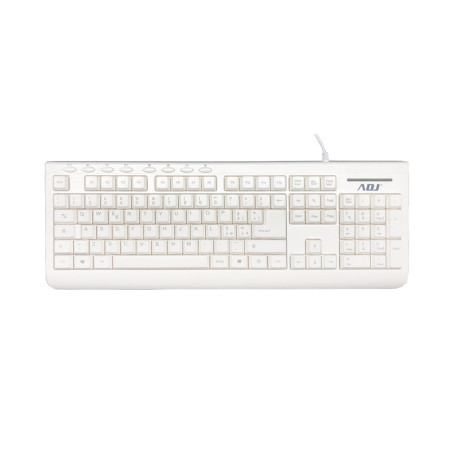 TASTIERA USB MULTIMEDIA PURE TA108 WH 113 TASTI PLUG&PLAY ADJ