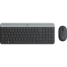 TASTIERA MK470 LOG WIRELESS+MOUSE NERA RICEVITORE USB
