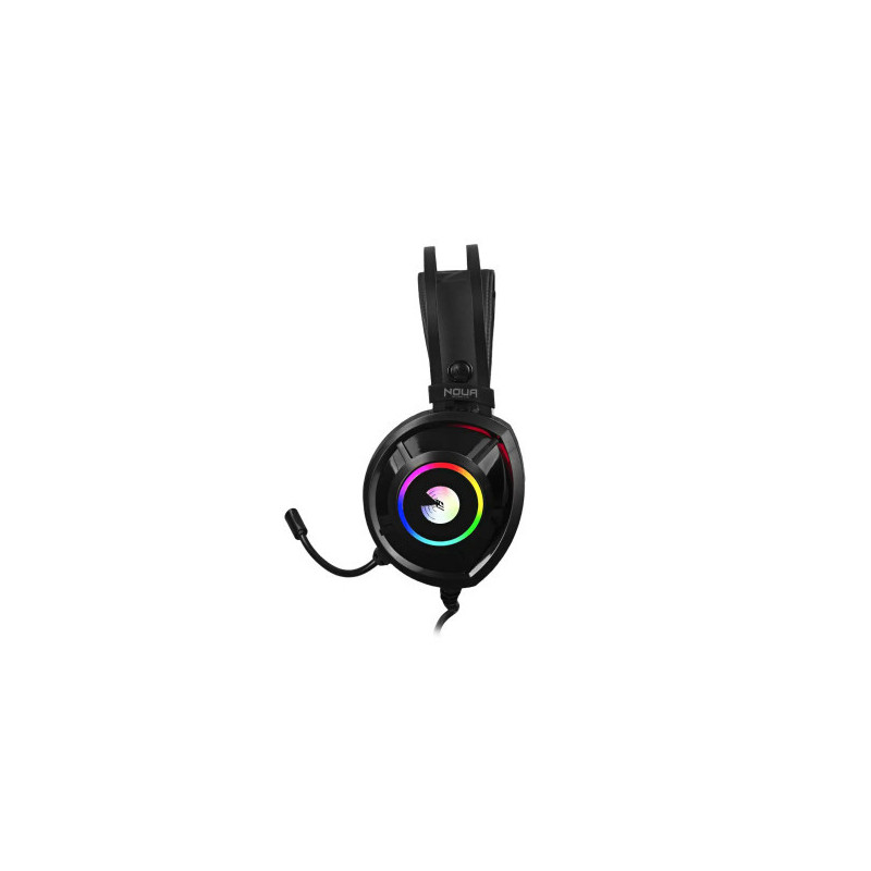 CUFFIA C/MICROFONO USB NOUA 7.1 ECHO RGB RAINBOW BLACK